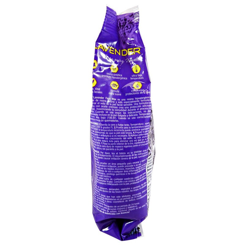 wax necessities Waxness Premium Luxury Lavender Face Hard Wax Beads 0.8 lb / 400g - Image 5